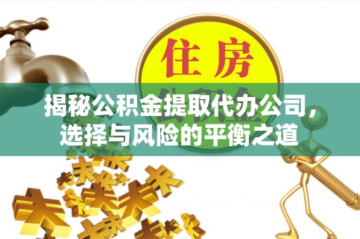 英山揭秘公积金提取代办公司，选择与风险的平衡之道